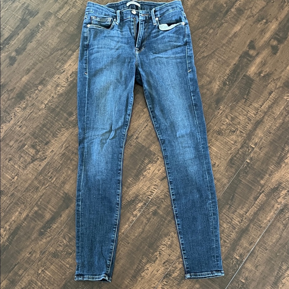Good American Dark Blue Skinny Jeans